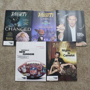 VARIETY Magazine Lot Of 5 Dec 25, Jan to Feb 26 Issues For Magazine Collectors